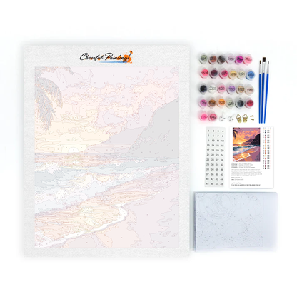 Puesta De Sol De Ensueño - Pintar por Números
