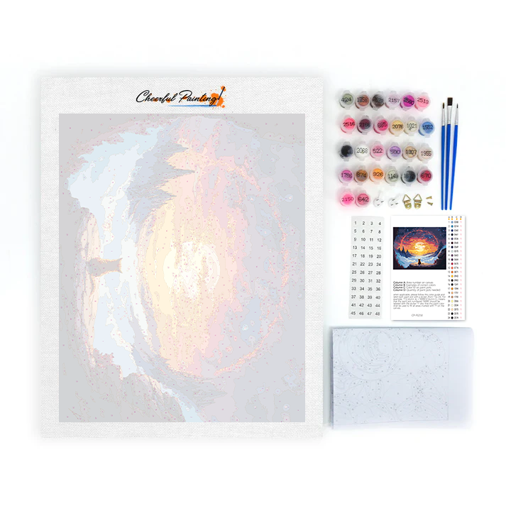 Gatos y Estrellas - Pintar por Números