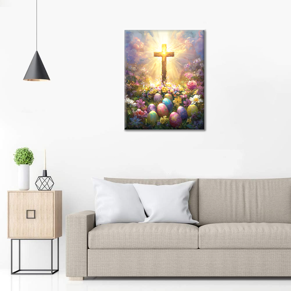 Gloriosa Cruz de Pascua - Pintar por Números