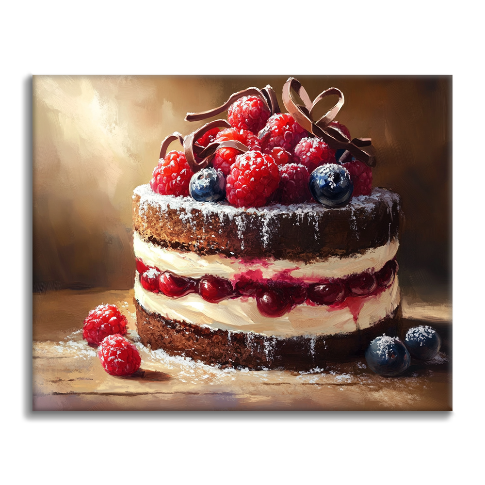Pastel de Mousse - Pintar por Números