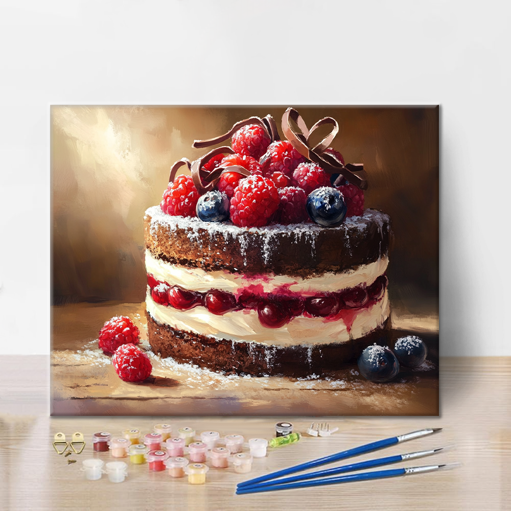 Pastel de Mousse - Pintar por Números
