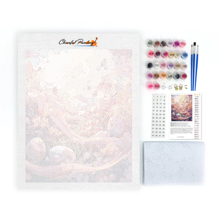 Delicias de Pascua en Pastel - Pintar por Números