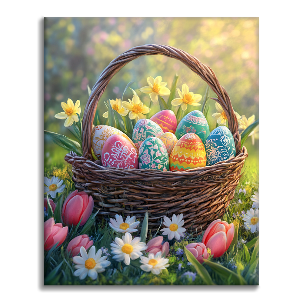 Alegría del Jardín de Primavera - Pintar por Números