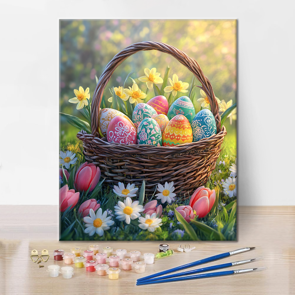 Alegría del Jardín de Primavera - Pintar por Números