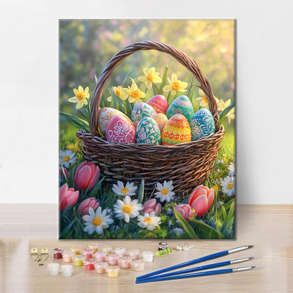 Alegría del Jardín de Primavera - Pintar por Números