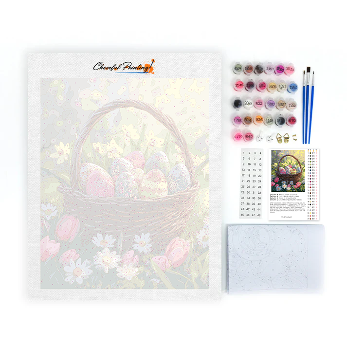 Alegría del Jardín de Primavera - Pintar por Números
