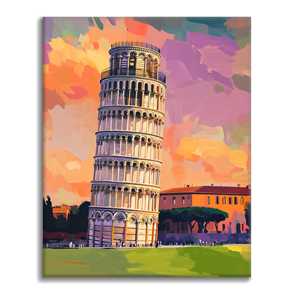 Torre de Pisa - Pintar por Números