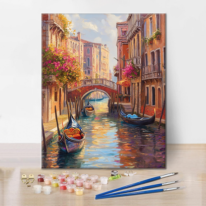Canales de Venecia - Pintar por Números