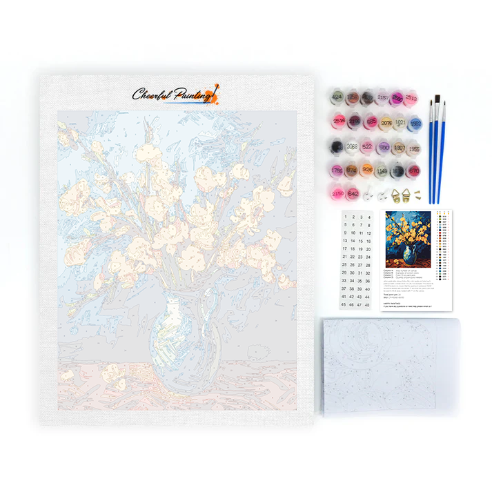 Flores Amarillas - Pintar por Números