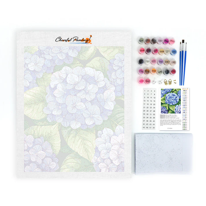 Hortensias Agrupadas - Pintar por Números