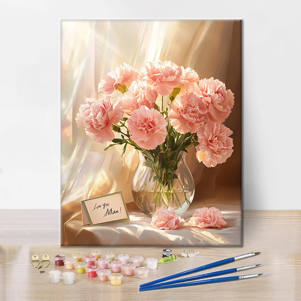 Clavel – Pintar por Números