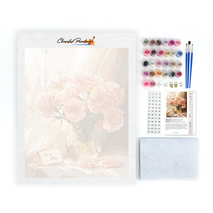 Clavel – Pintar por Números
