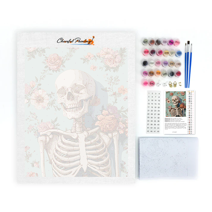 Calavera Sonriente - Pintar por Números