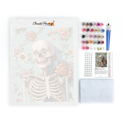 Calavera Sonriente - Pintar por Números