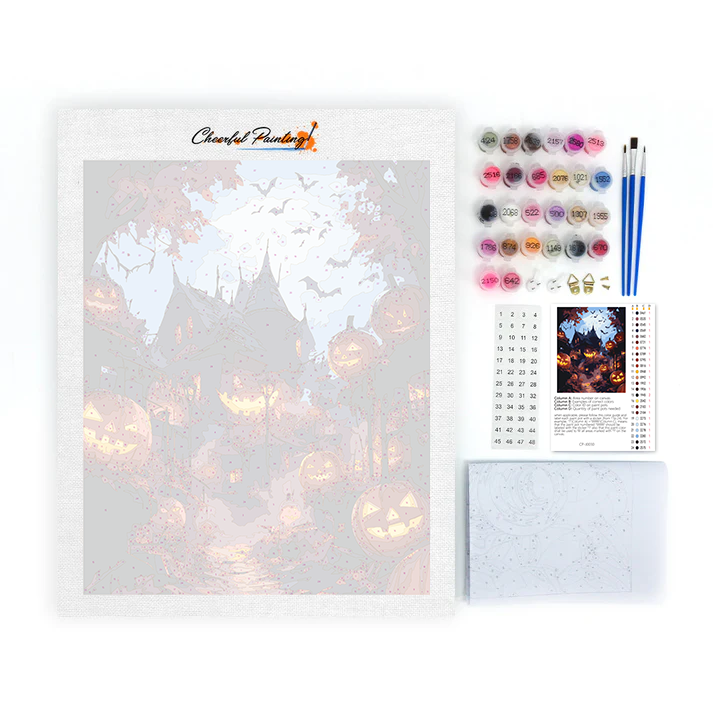Castillo De Calabaza - Pintar por Números