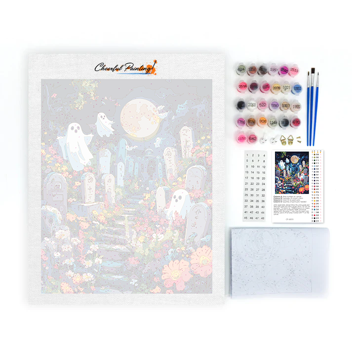 Jardín Fantasma - Pintar por Números