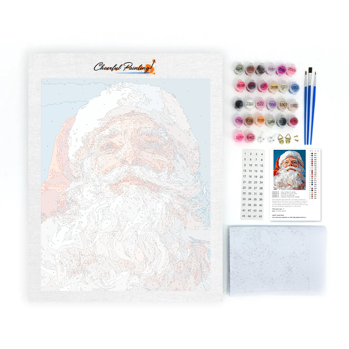 El Amable Papá Noel - Pintar por Números