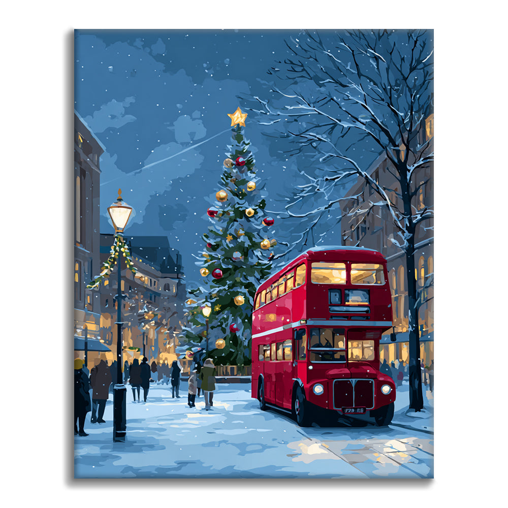 Paseo navideño – Pintar por números