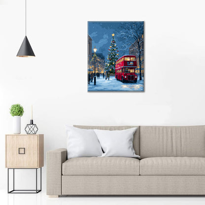 Paseo navideño – Pintar por números
