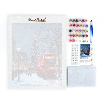 Paseo navideño – Pintar por números