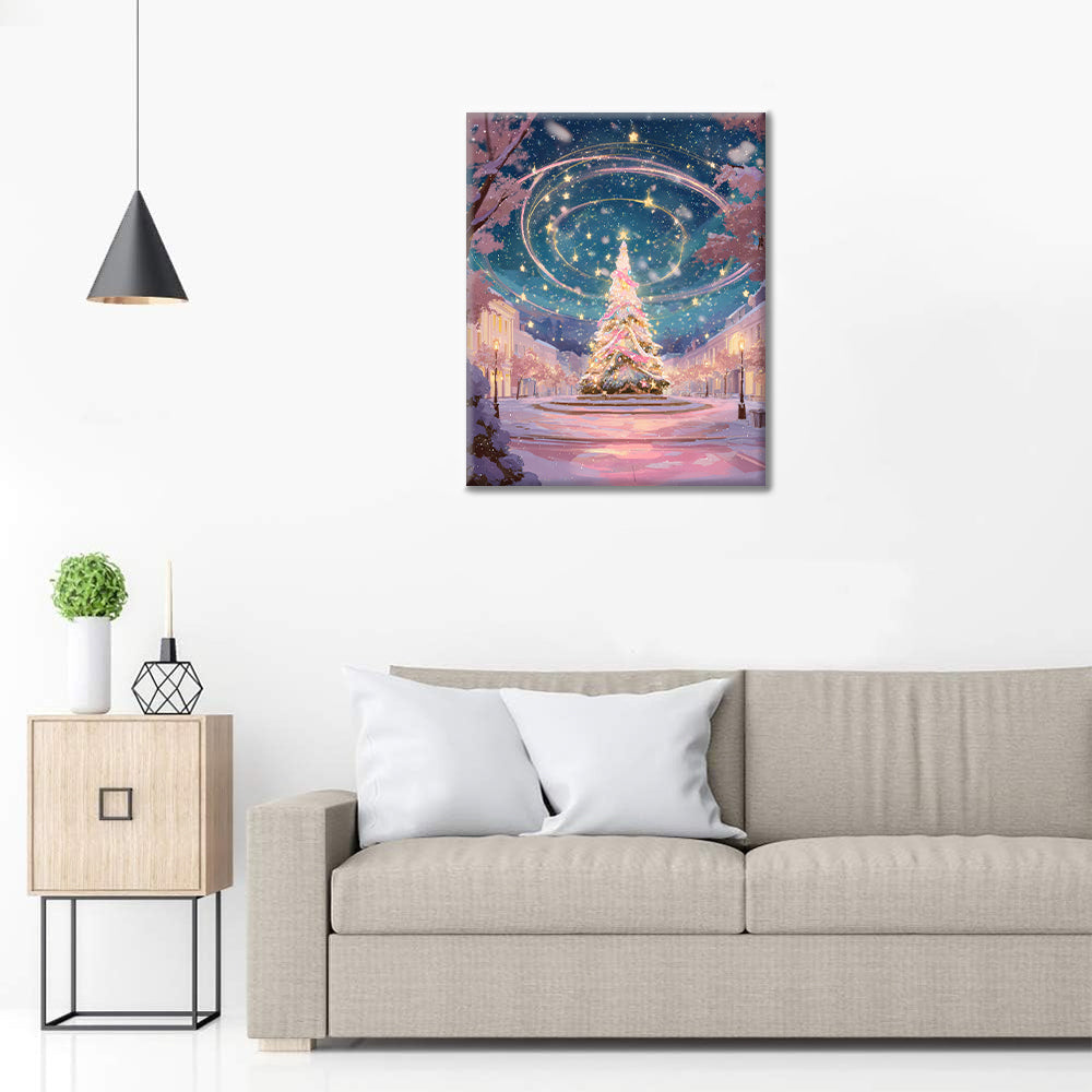 Árbol de Navidad mágico – Pintar por números