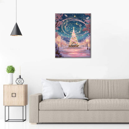 Árbol de Navidad mágico – Pintar por números