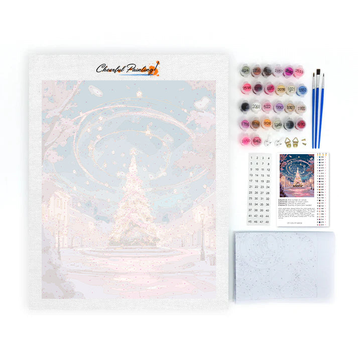 Árbol de Navidad mágico – Pintar por números