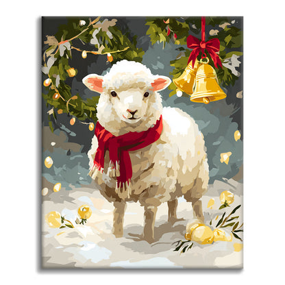 Cordero de invierno – Pintar por números