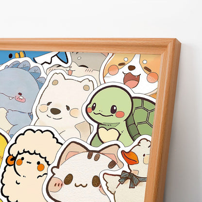 Reunión Peluda - Puzzle de madera para colorear