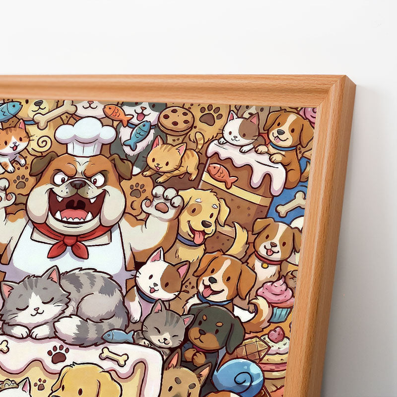 Una boda perfecta - Puzzle de madera para colorear