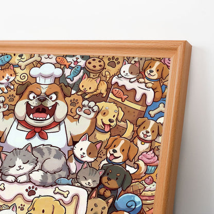 Una boda perfecta - Puzzle de madera para colorear