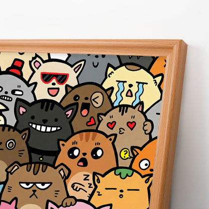 Raro pero lindo - Puzzle de madera para colorear