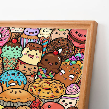 Snack Squad - Puzzle de madera para colorear