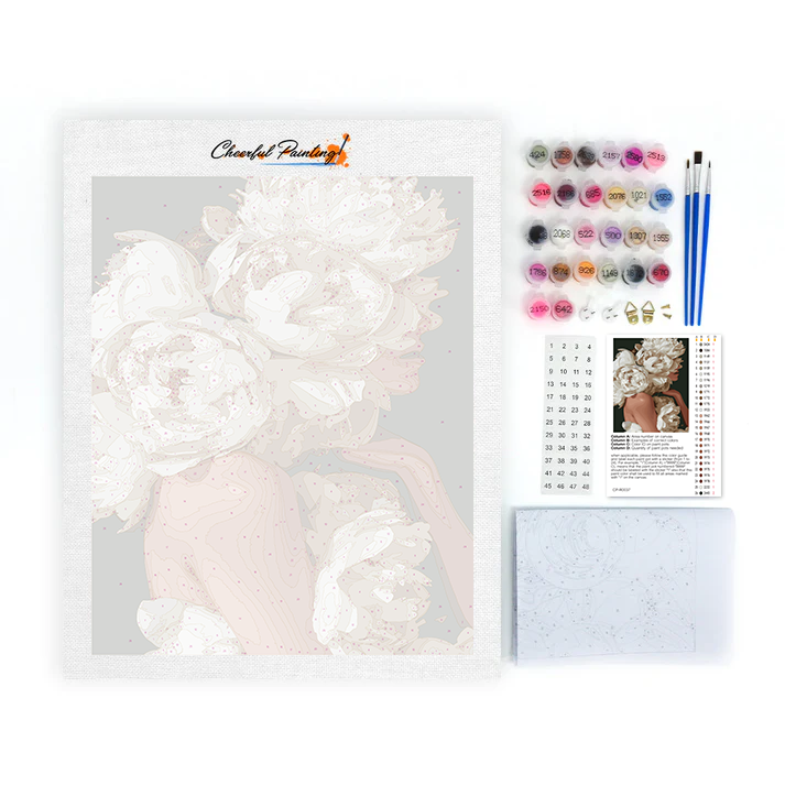 Peonía - Pintar por Números