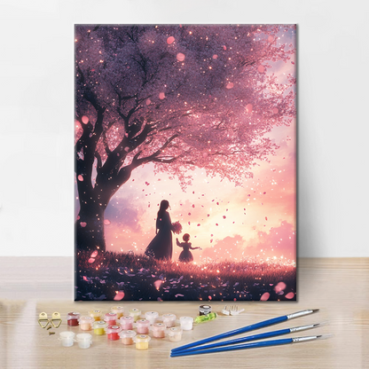 Recuerdos de los cerezos – Pintar por Números