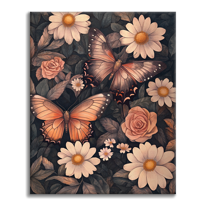 Floración Ámbar - Pintar por Números
