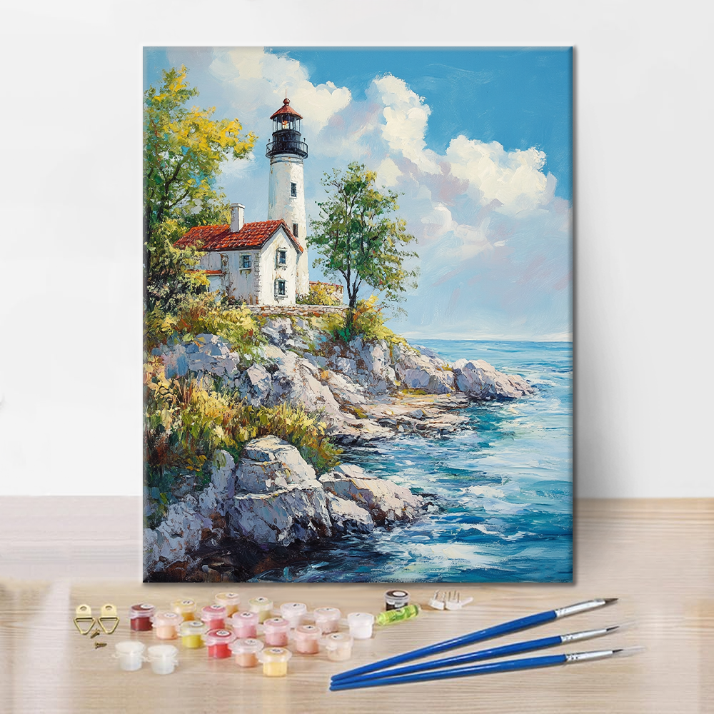 Faro Costero - Pintar por Números