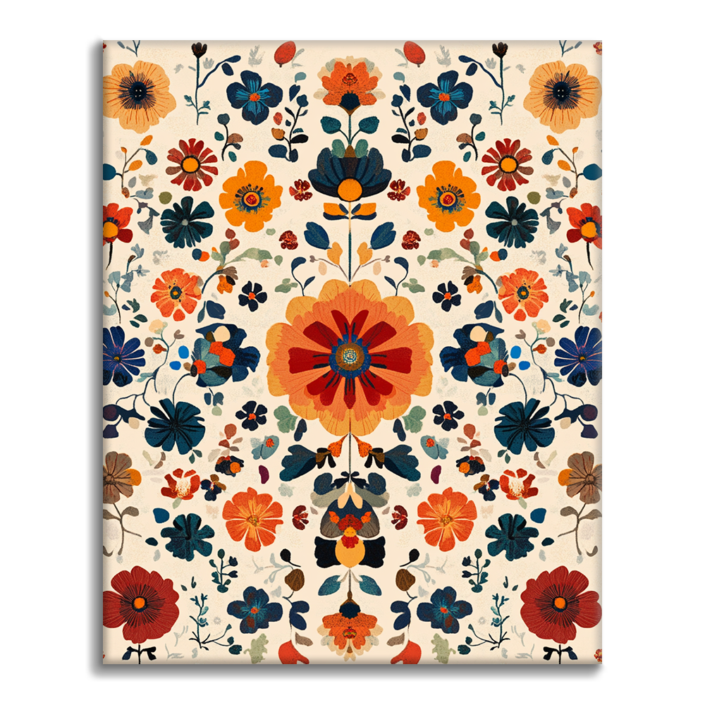 Fiesta de Flores - Pintar por Números