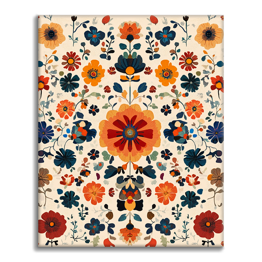 Fiesta de Flores - Pintar por Números