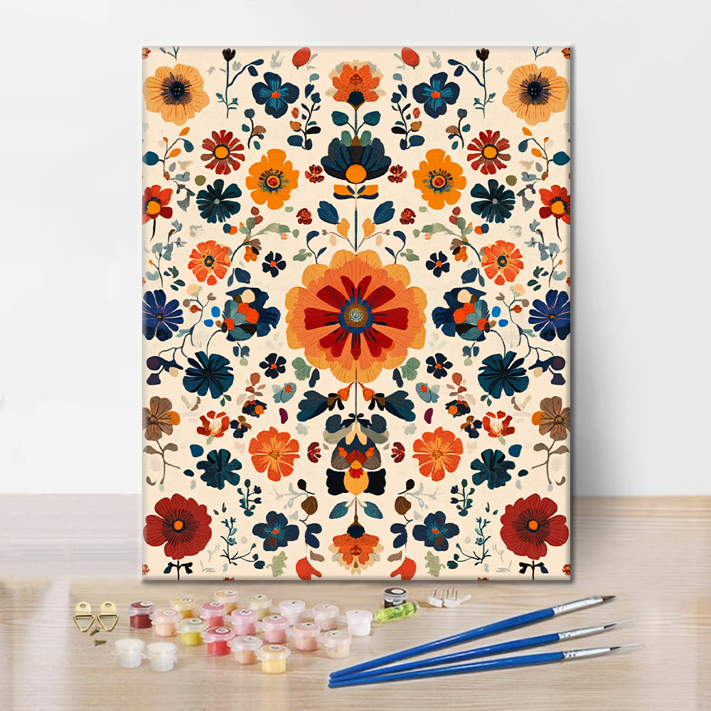 Fiesta de Flores - Pintar por Números