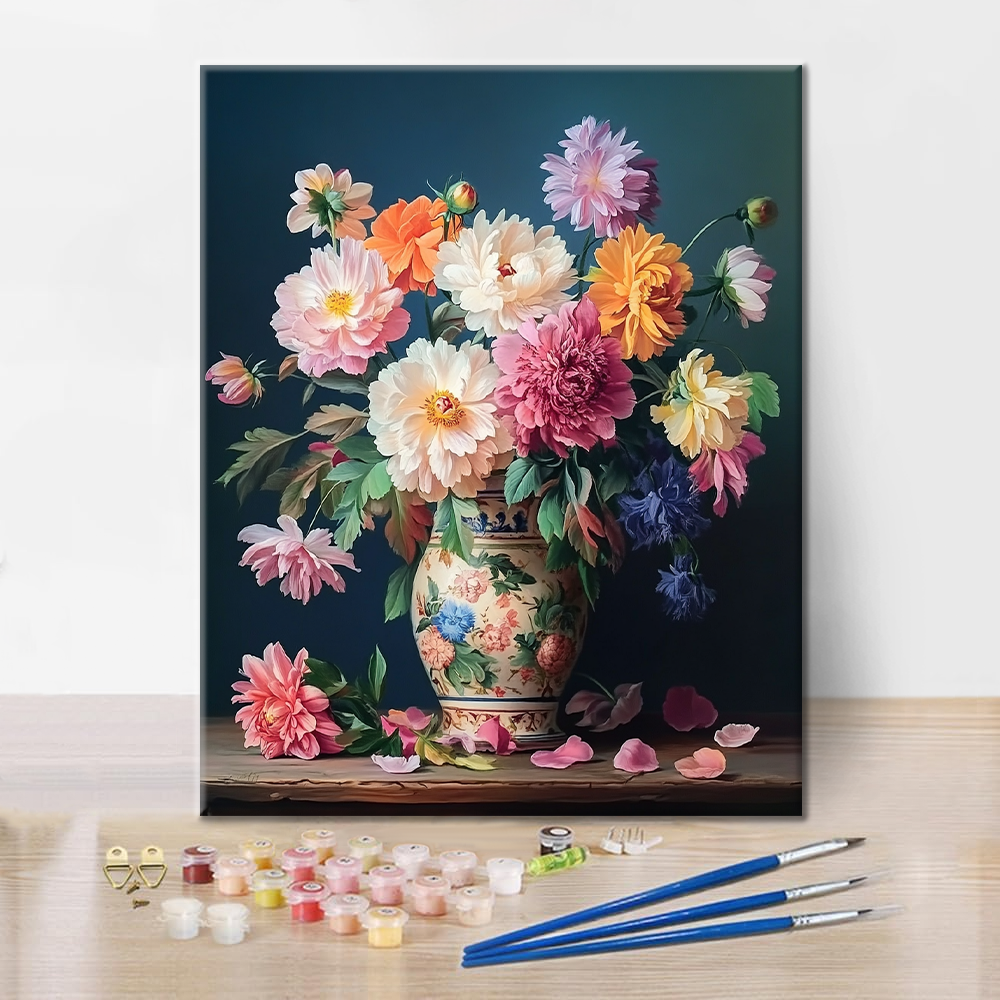 Flores Sin Tiempo - Pintar por Números