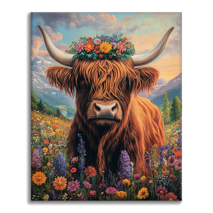 Vaca de las Tierras Altas - Pintar por Números
