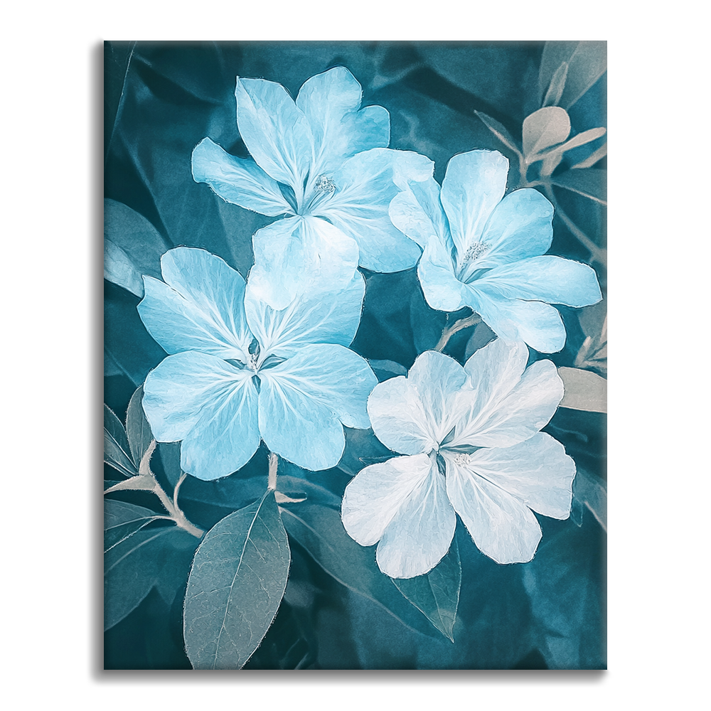 Flores Bioluminiscentes - Pintar por Números