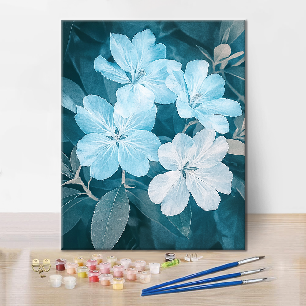 Flores Bioluminiscentes - Pintar por Números