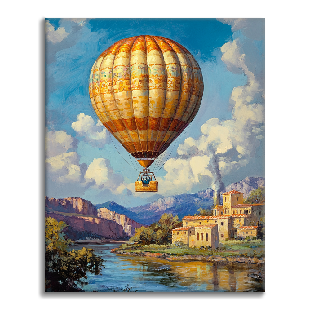 Globo Aerostático - Pintar por Números