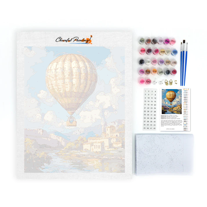 Globo Aerostático - Pintar por Números