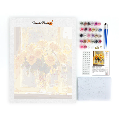 Luz y Rosas - Pintar por Números