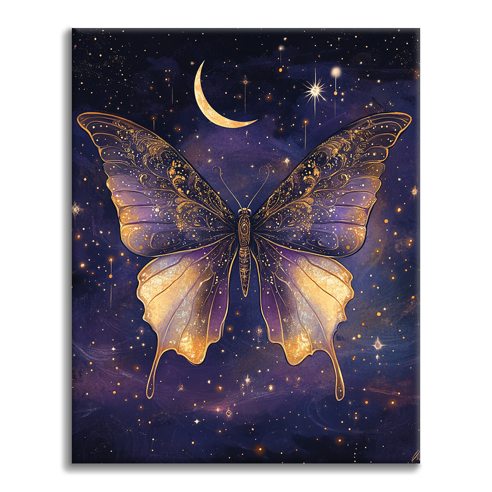 Alas bajo la Luna - Pintar por Números