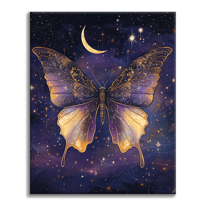 Alas bajo la Luna - Pintar por Números