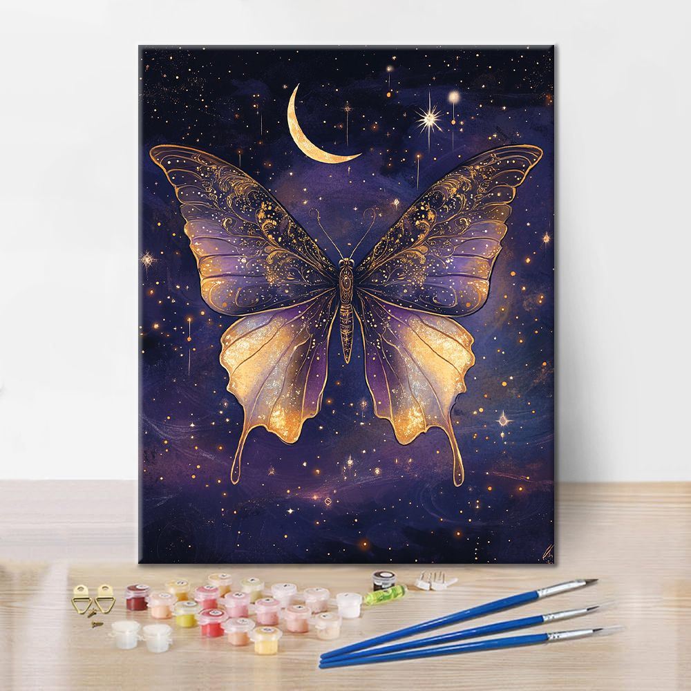 Alas bajo la Luna - Pintar por Números